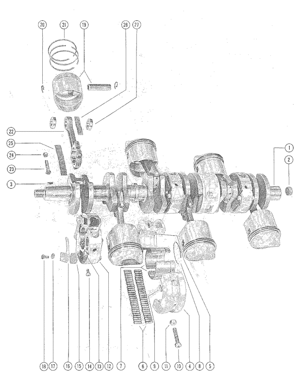 Crankshaft Pistons And Connecting Rods image