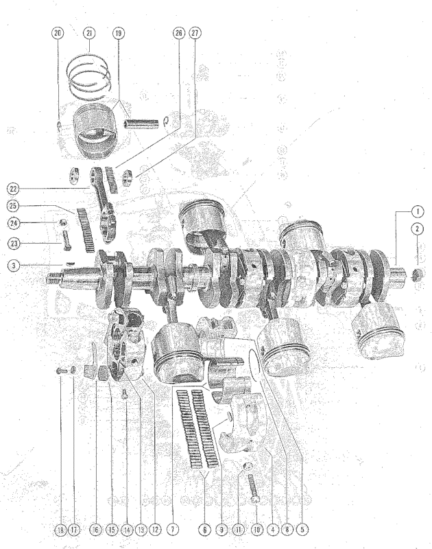 Crankshaft Pistons And Connecting Rods image