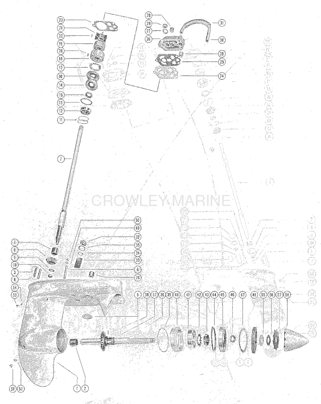 Gear Housing Assembly Complete (Standard Rotation) image