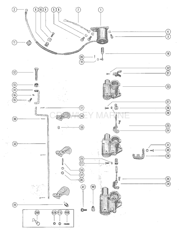 Carburetor Linkage And Choke Solenoid image