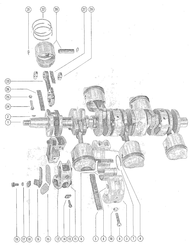 Crankshaft Pistons And Connecting Rods image