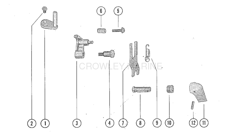 Carburetor Choke Linkage (Serial No. 1526208 And Below) image