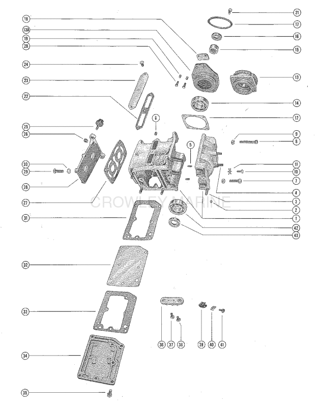 Cylinder Block And Crankcase Assembly image