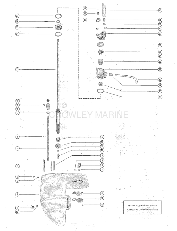 Gear Housing Assembly Complete (Cont) image