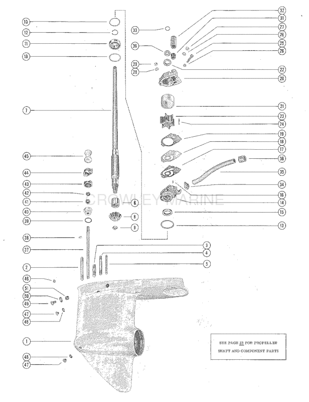 Gear Housing Assembly Complete (Merc 850e) (Page 1) image