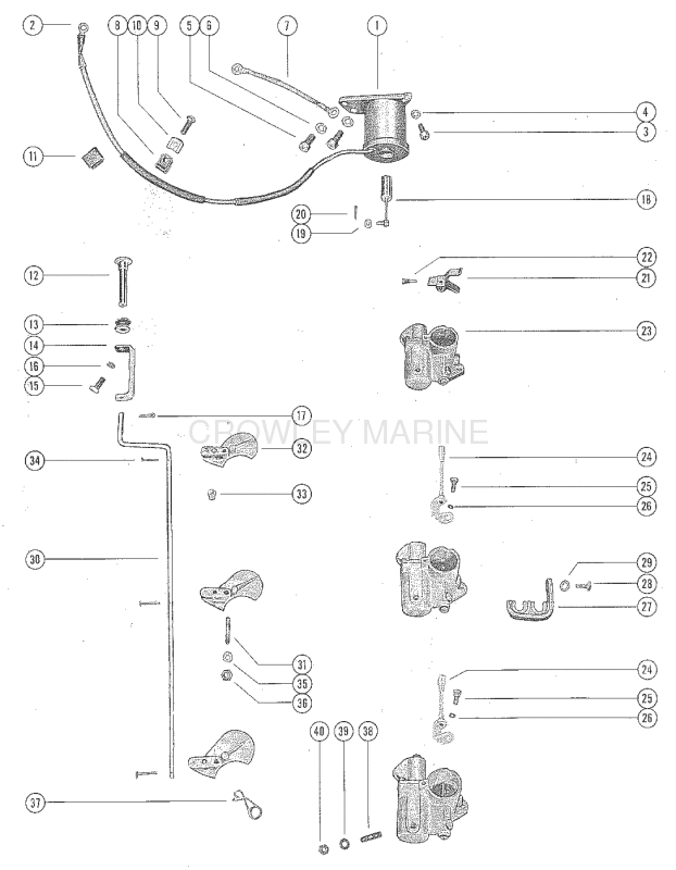 Carburetor Linkage And Choke Solenoid image