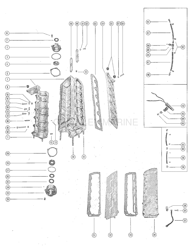 Cylinder Block And Crankcase Assembly image