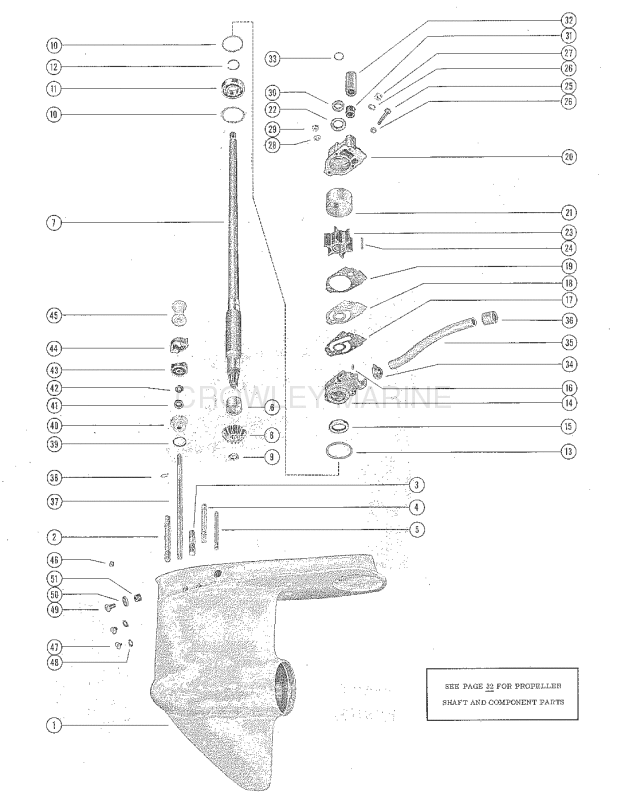 Gear Housing Assembly Complete (Merc 1000e) (Page 1) image