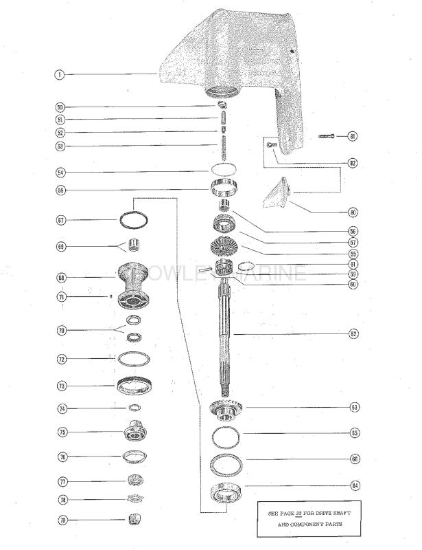 Gear Housing Assembly Complete (Merc 1000e 1) (Page 2) image