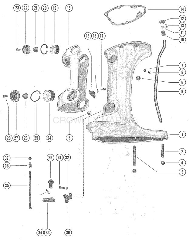 Drive Shaft Housing Assembly image