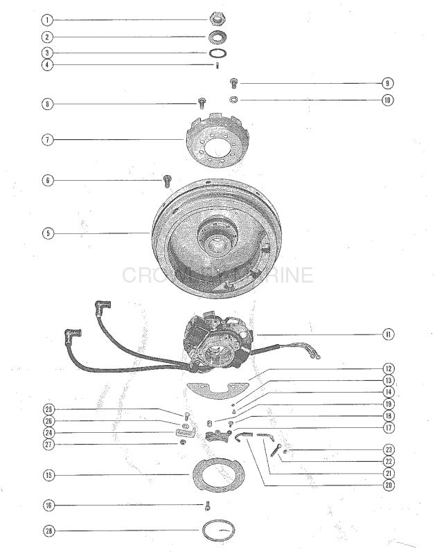 Flywheel Assembly And Throttle Control Linkage image