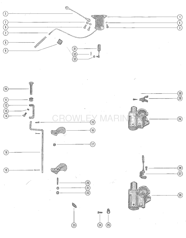 Carburetor Linkage And Choke Solenoid image