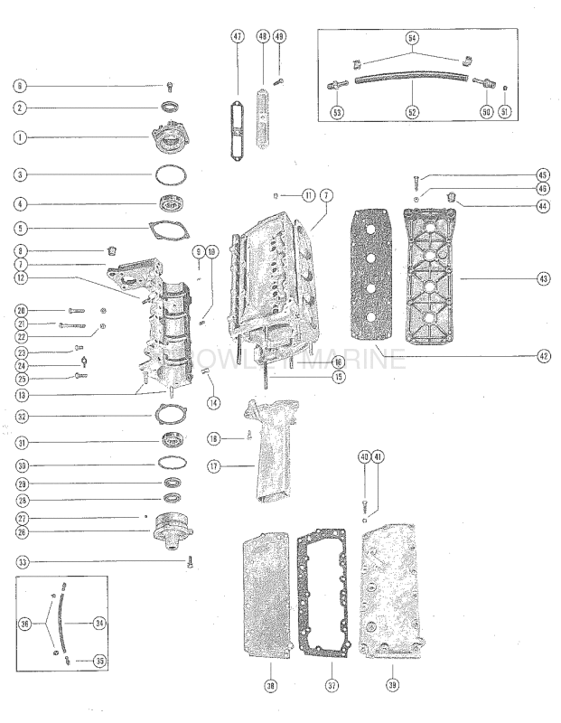 Cylinder Block And Crankcase Assembly image