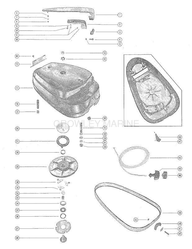 Top Cowl And Starter Assembly image