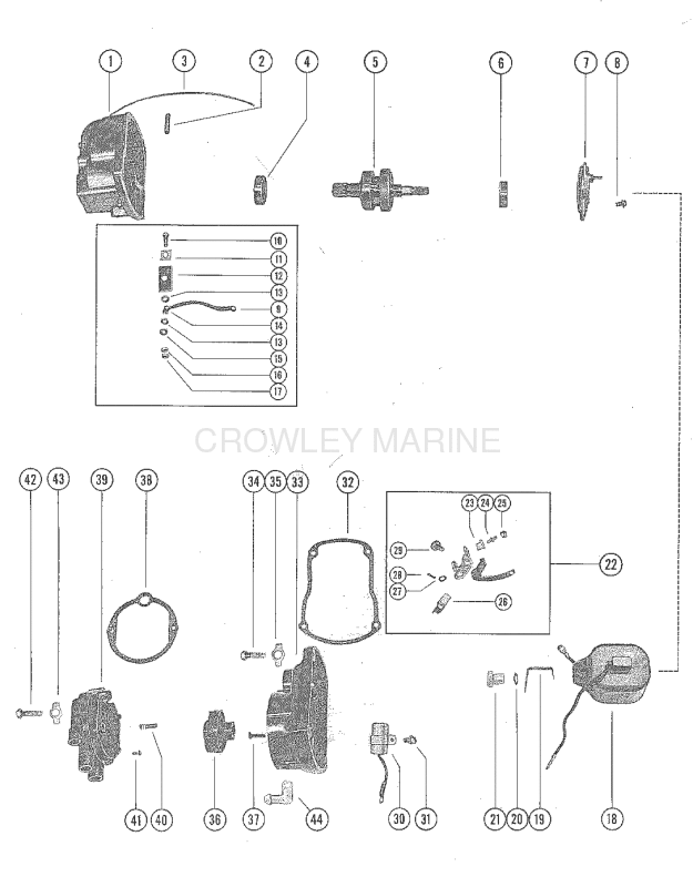 Magneto Assembly (Internal Parts) image