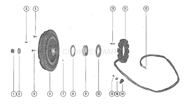 Flywheel Assembly And Stator image