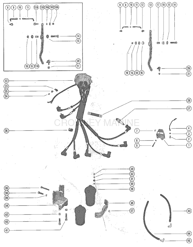 Distributor Vertical Linkage And Ignition Coils image