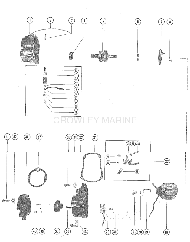 Magneto Assembly (Internal Parts) image