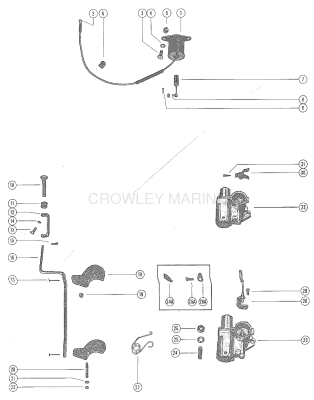 Carburetor Linkage And Choke Solenoid image