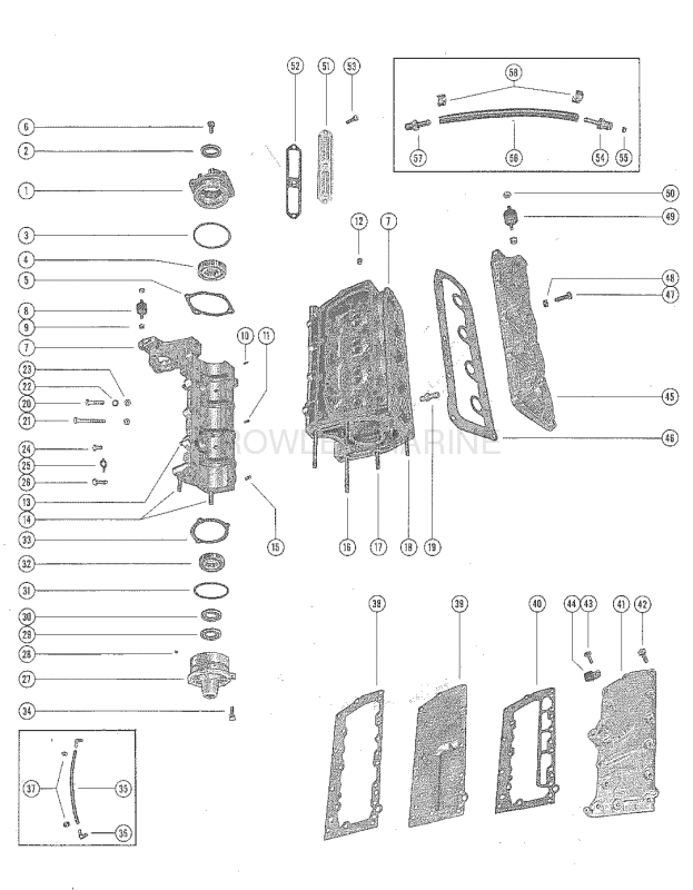 Cylinder Block And Crankcase Assembly image