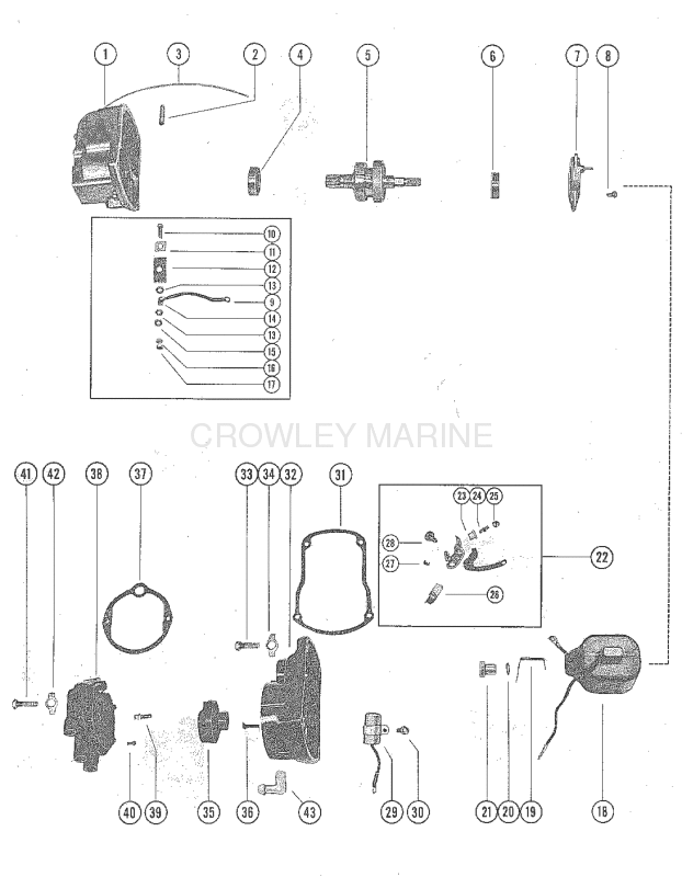 Magneto Assembly (Internal Parts) image