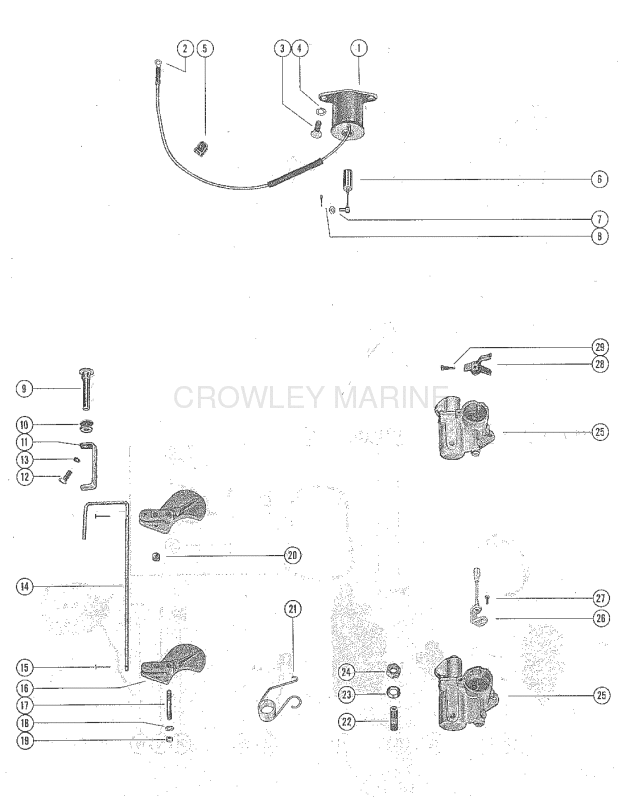 Carburetor Linkage And Choke Solenoid image