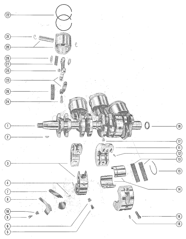 Crankshaft Piston And Connecting Rod image