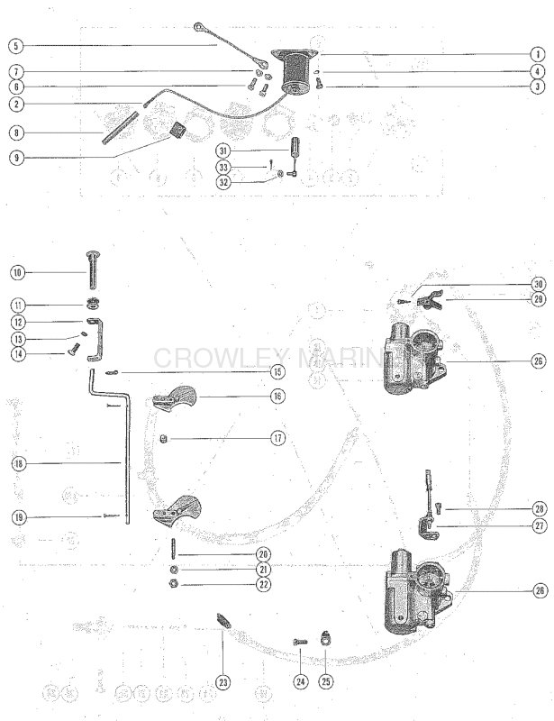 Carburetor Linkage And Choke Solenoid image