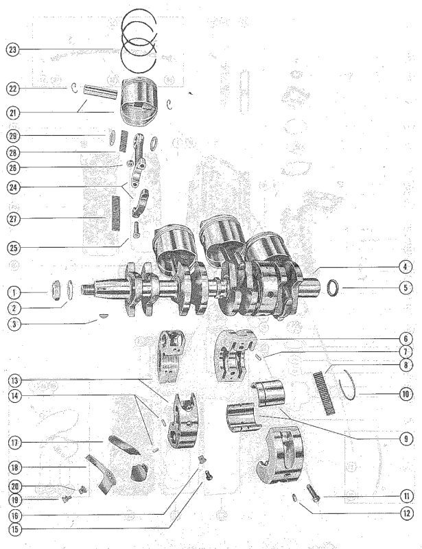 Crankshaft Piston And Connecting Rod image