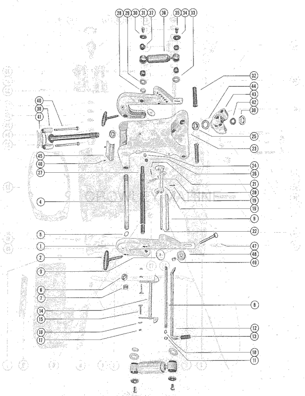 Clamp And Swivel Bracket (Merc 500) image