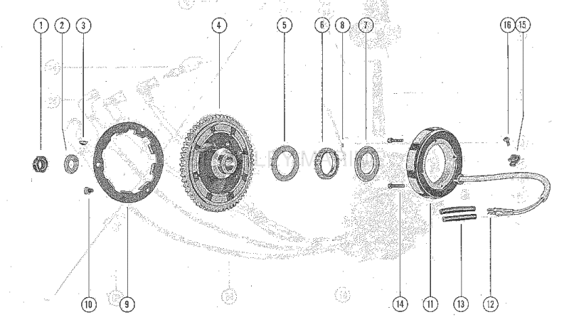 Flywheel Assembly And Stator image