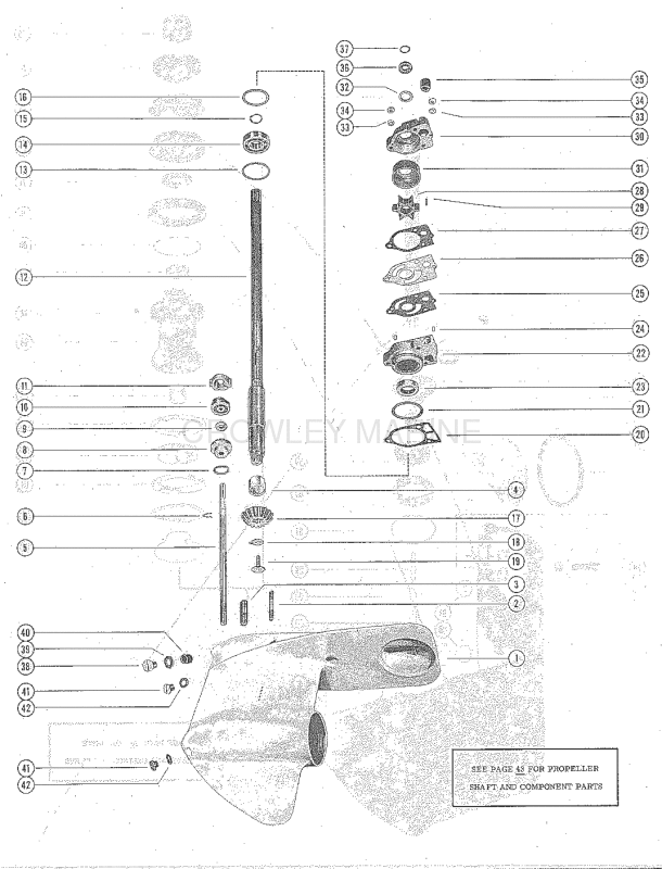 Gear Housing Assembly Complete(Merc 500m 2 & 500e 2) (P. 1) image