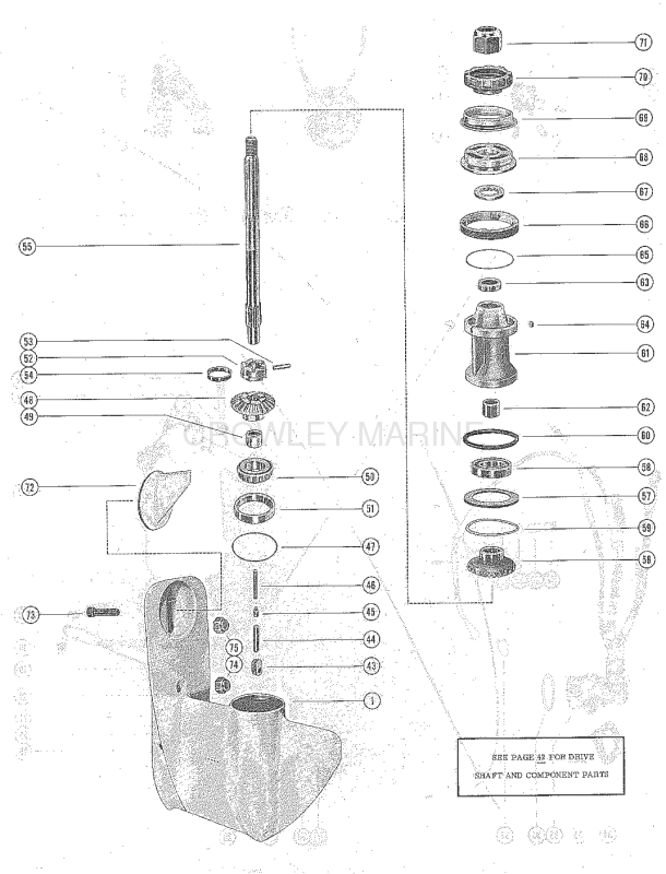 Gear Housing Assembly Complete(Merc 500m 2 & 500e 2) (P. 2) image