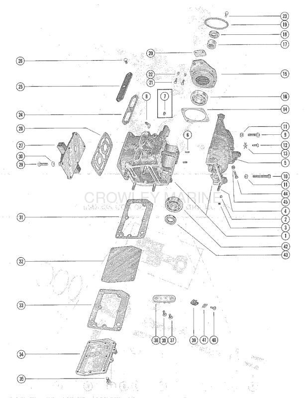 Cylinder Block And Crankcase Assembly image