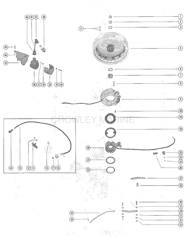 Flywheel Stator And Ignition Coil image