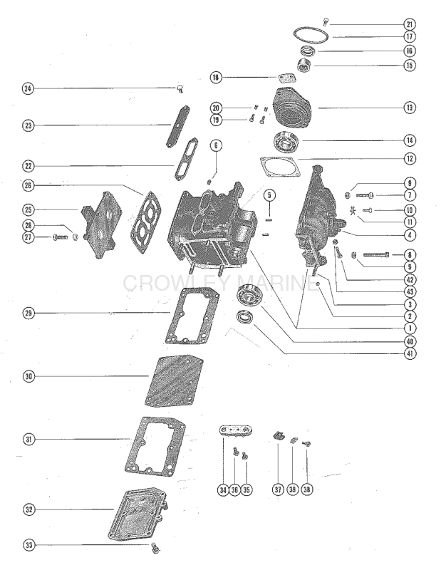 Cylinder Block And Crankcase Assembly image