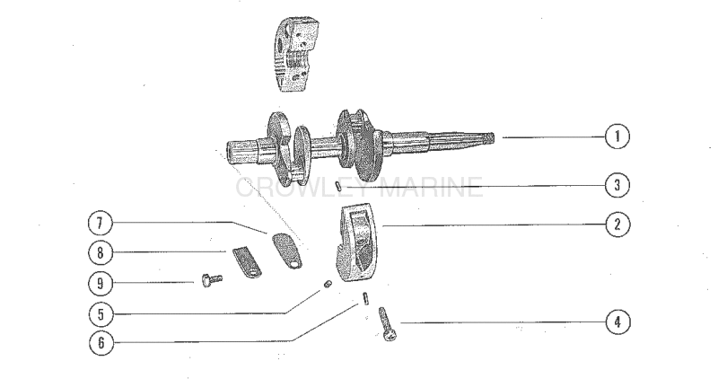 Crankshaft And Main Bearing Assembly image