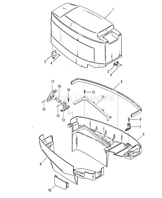 Cowls (Hinge Attached W 2 Screws) image