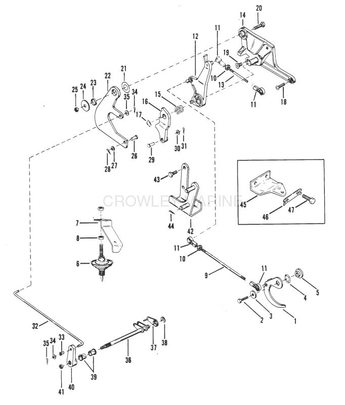 Throttle And Shift Linkage (Electric) image