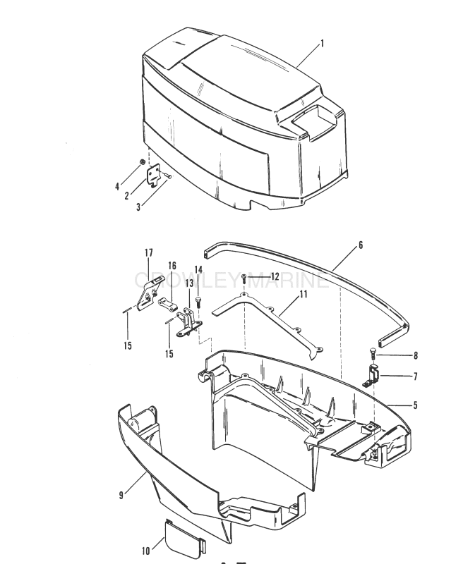 Cowls (Hinge Attached W 2 Rivets) image