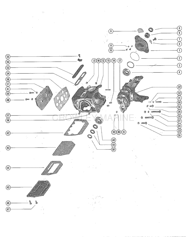 Cylinder Block And Crankcase Assembly image