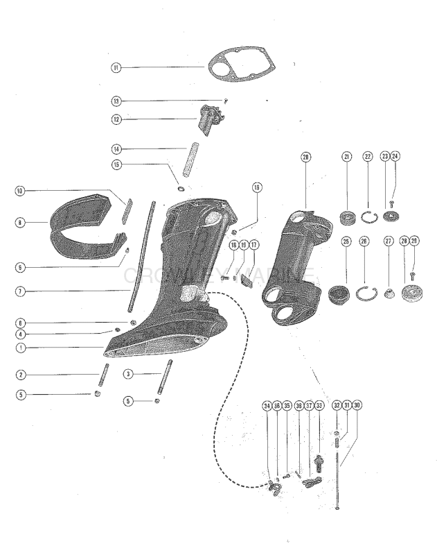 Drive Shaft Housing Assembly image