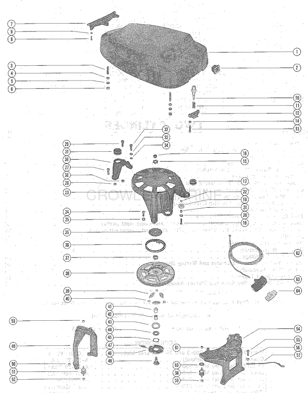 Top Cowl Support Brackets And Starter Assembly image