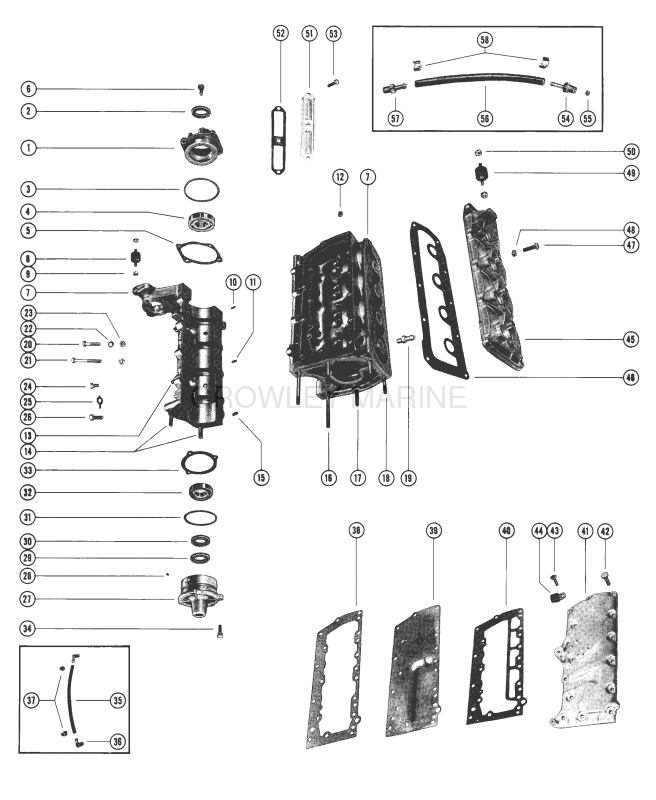 Cylinder Block And Crankcase Assembly image