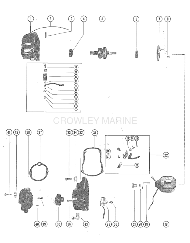 Magneto Assembly (Internal Parts) image