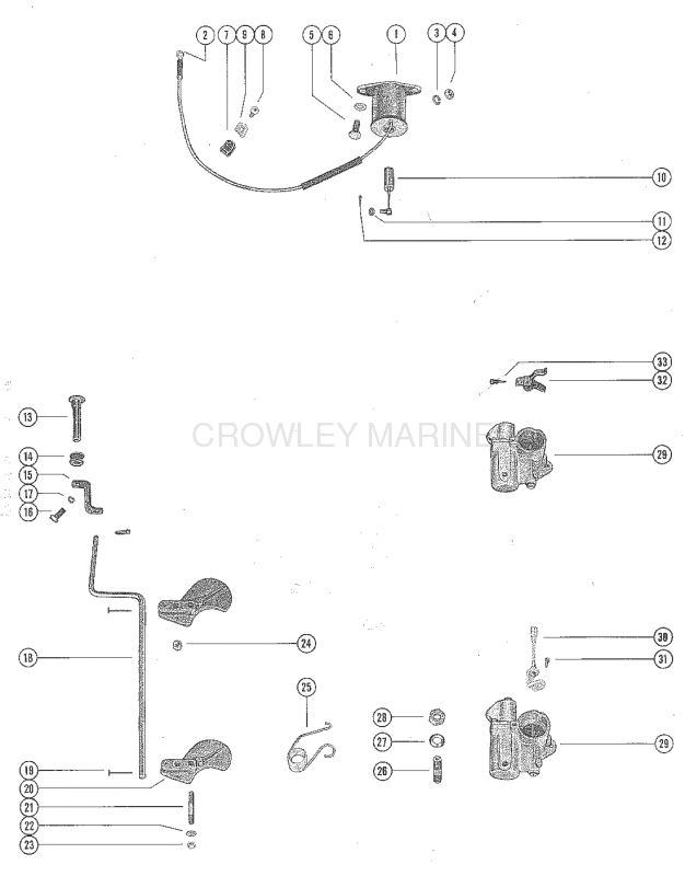 Carburetor Linkage And Choke Solenoid image