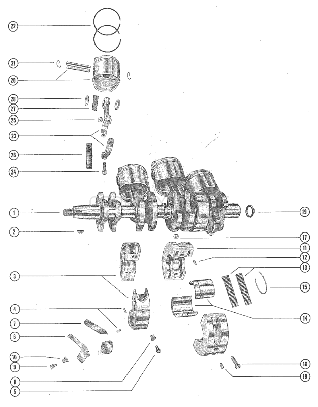 Crankshaft Piston And Connecting Rod image