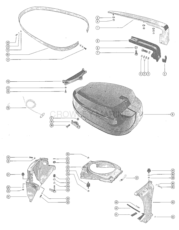 Top Cowl And Support Brackets image