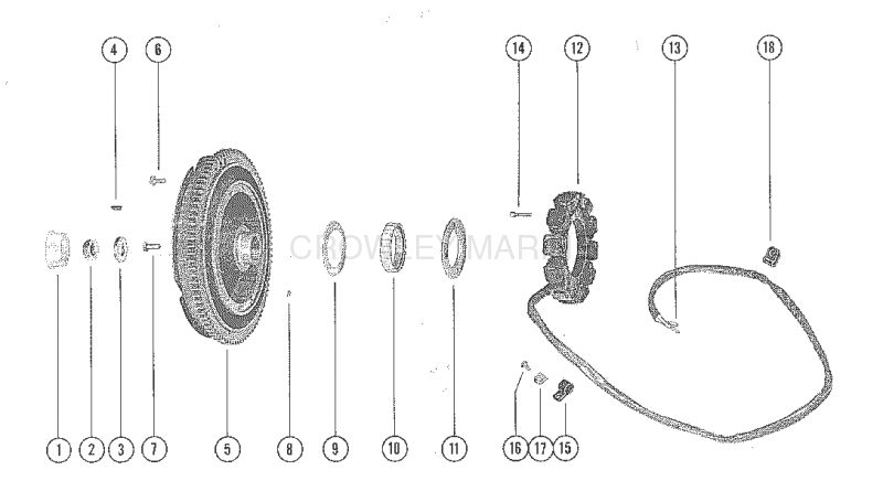 Flywheel Assembly And Stator image