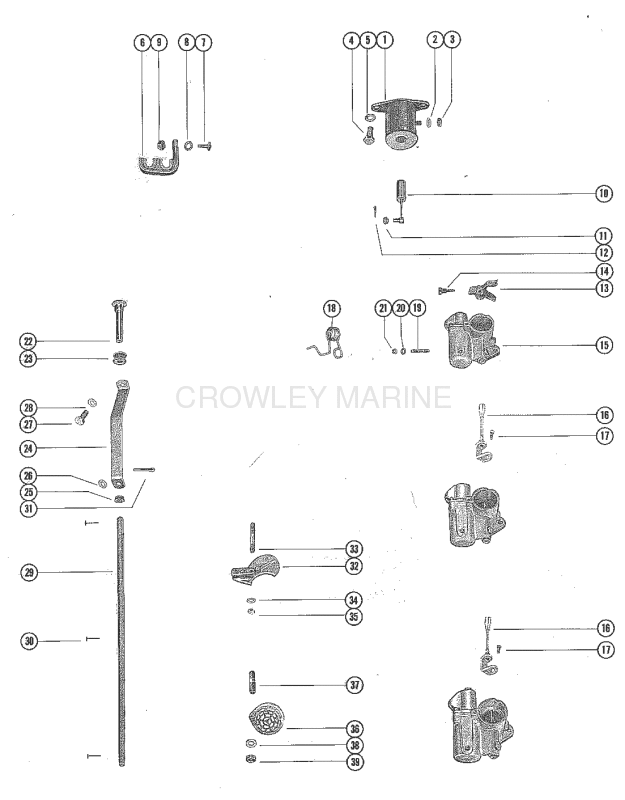 Carburetor Linkage And Choke Solenoid image